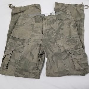 Fashion bug camo cargo pants size 12